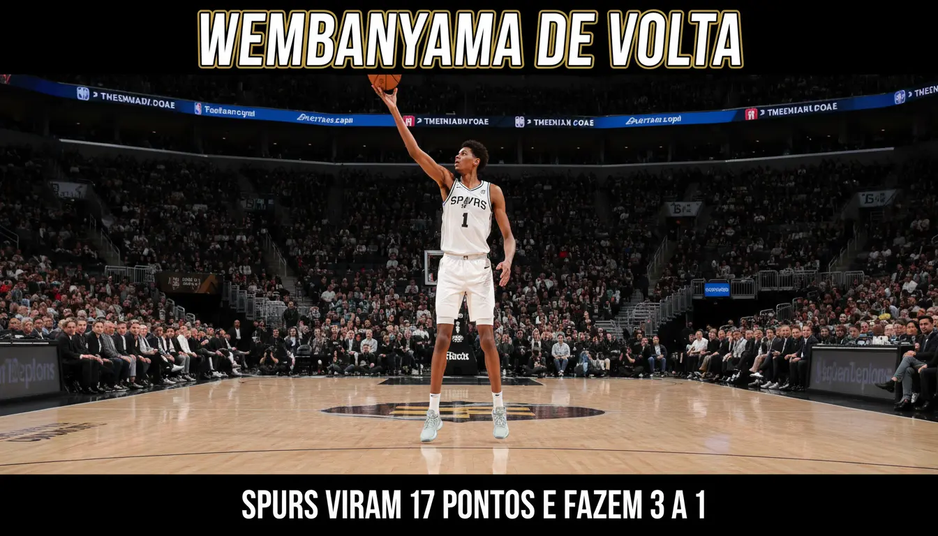 Wembanyama e Fox Lideram Virada Épica dos Spurs e San Antonio Beira o Avanço nos Playoffs