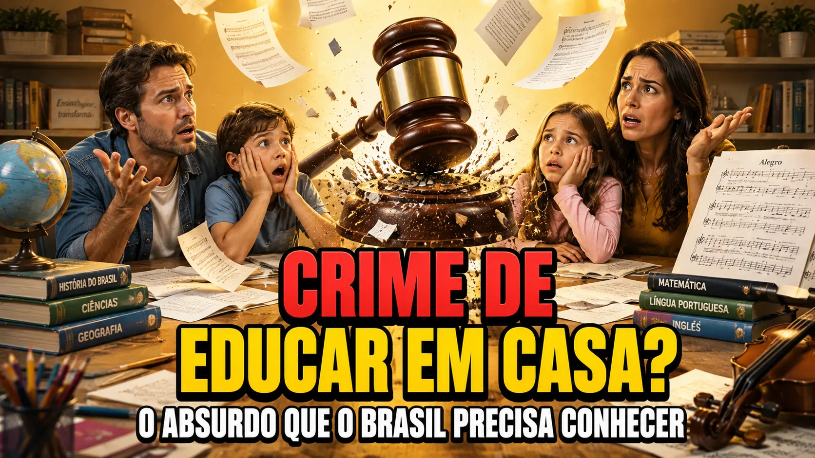 Absurdo Total — A Mãe Que Se Formou Para Educar as Filhas e Foi Condenada Por Abandono Intelectual — Prisão de Multa de 1,5 Milhão