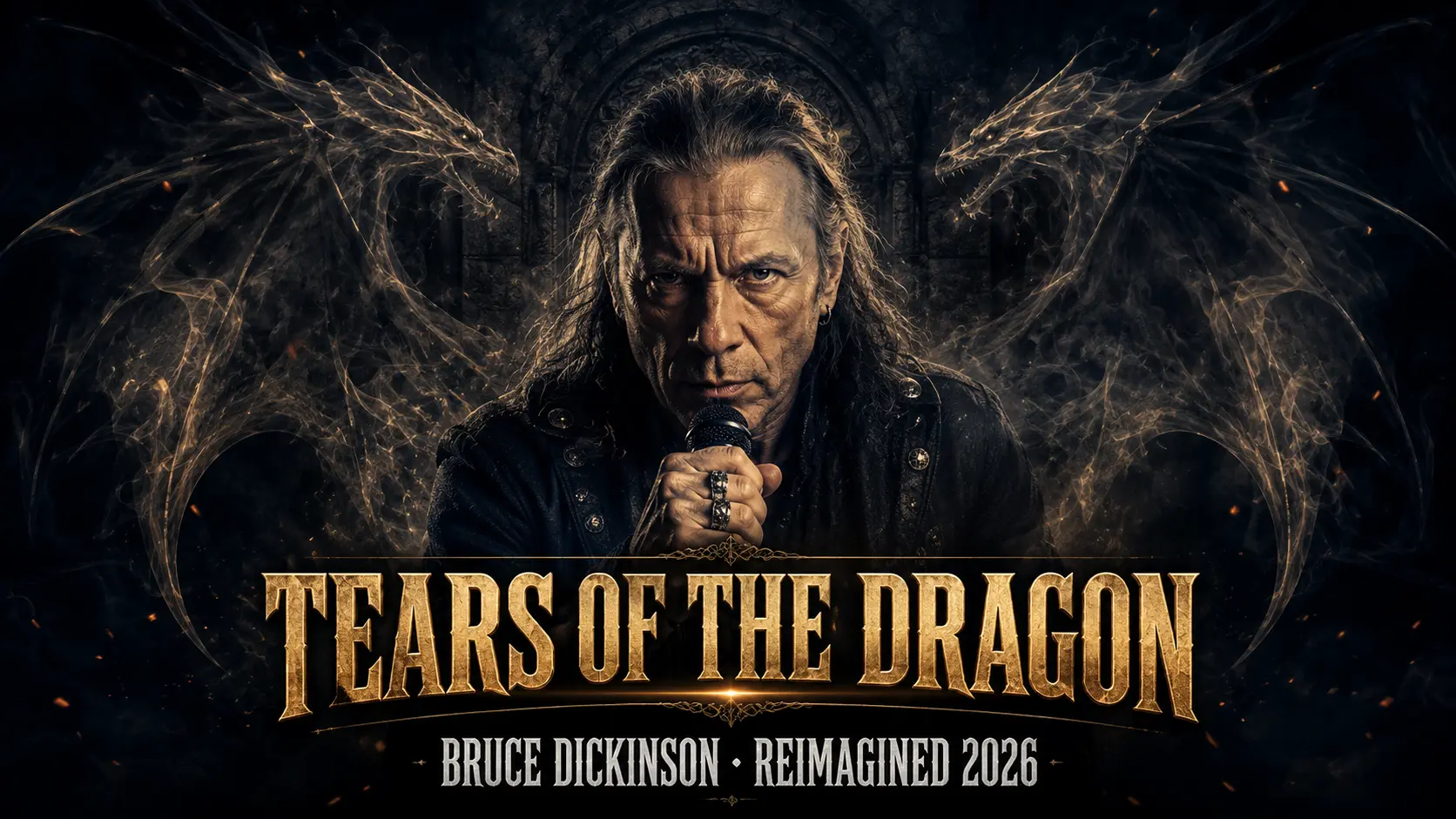Bruce Dickinson Lança Clipe Arrepiante de — Tears of the Dragon — A Música Que Ganhou Nova Vida Após o Câncer