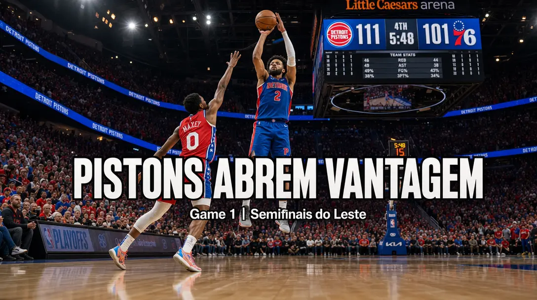 Cade Cunningham Comanda Vitória dos Pistons sobre os Cavaliers no Game 1 das Semifinais do Leste