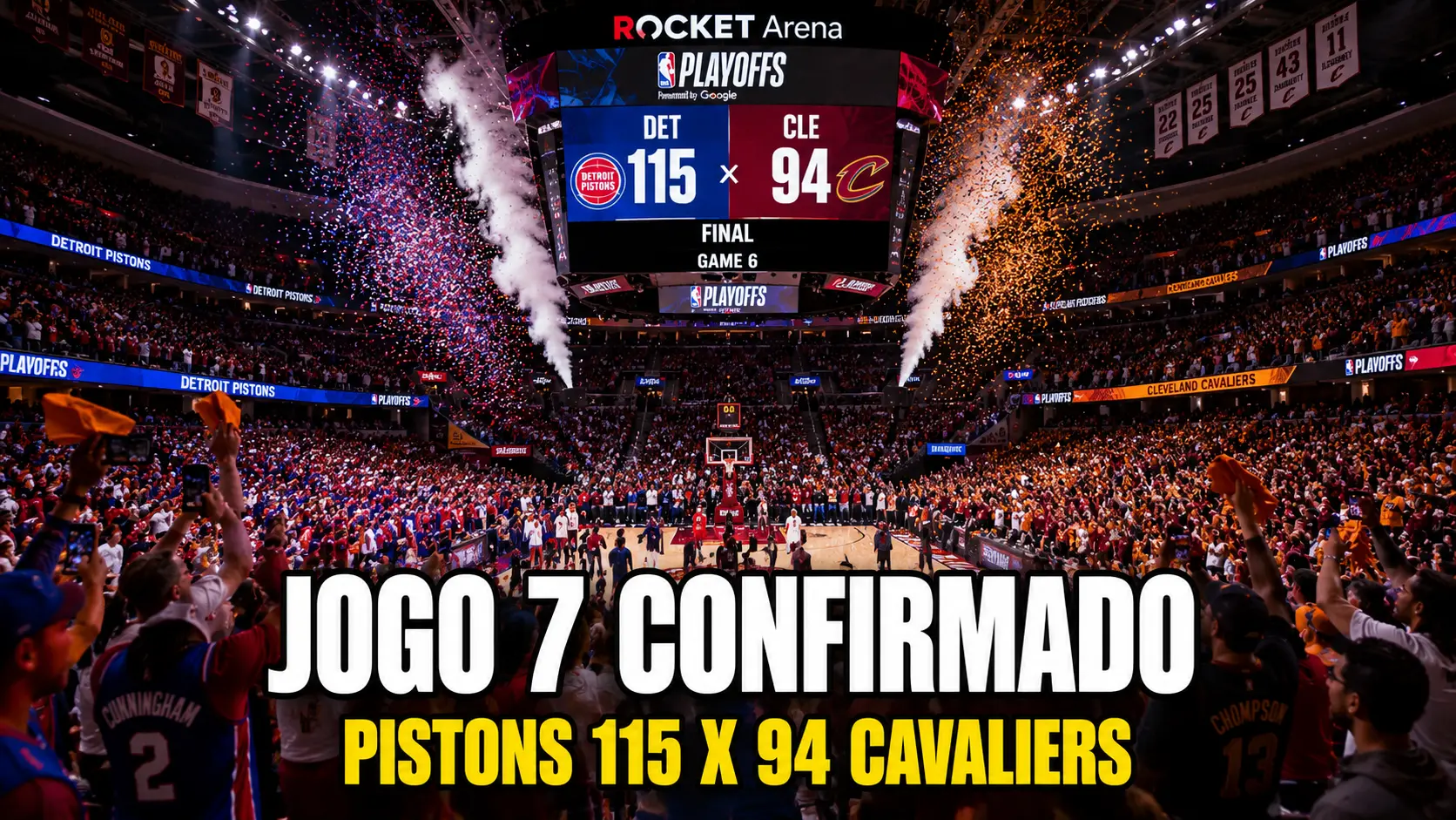 Cade Cunningham Comanda e Pistons Forçam Jogo 7 Contra os Cavaliers nos Playoffs 2026