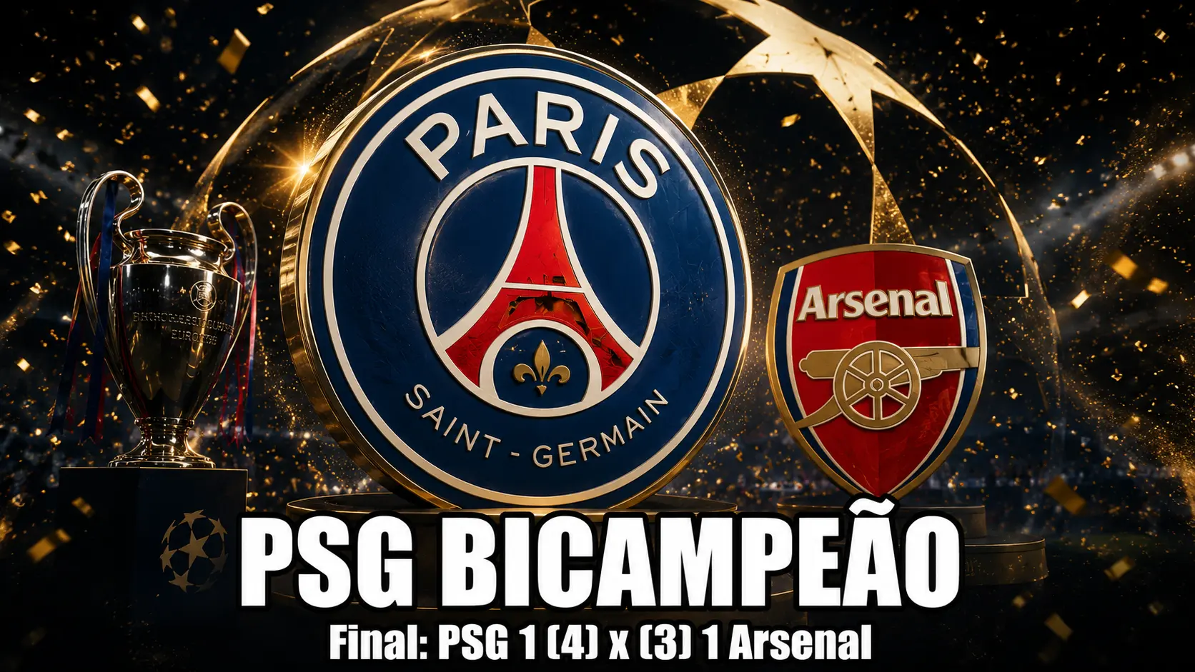 Champions League 2025-26 - PSG Conquista o Bicampeonato e Você Pode Rever Todos os Gols da Campanha