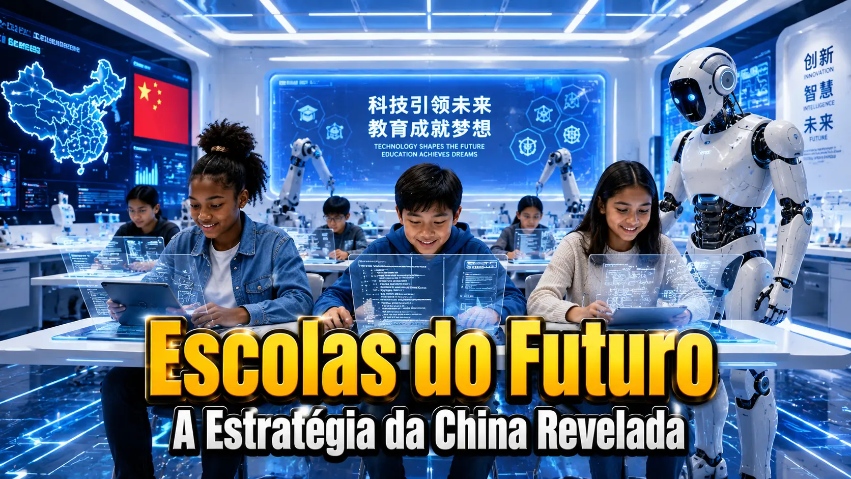 China Revoluciona Educação com IA e 5G nas Salas de Aula – Entenda o que Transformou a China em Potência Tecnológica