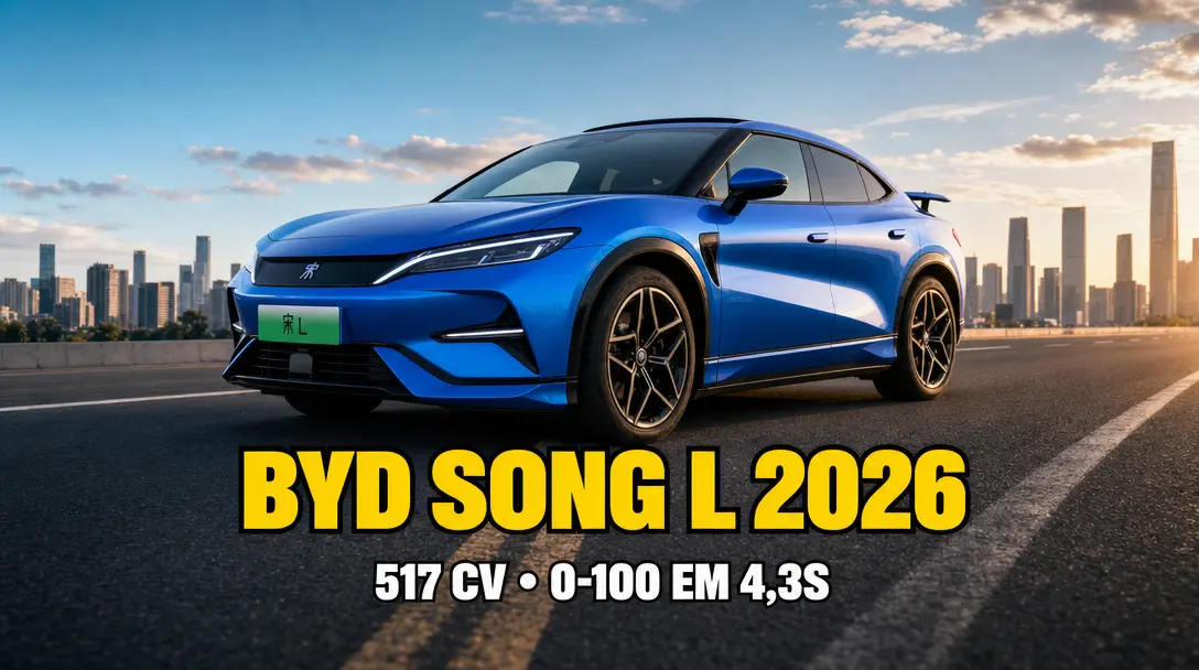Conheça o BYD Song L — Shooting Brake Elétrico com 517 cv, Aerofólio Ativo e Luxo de Porsche