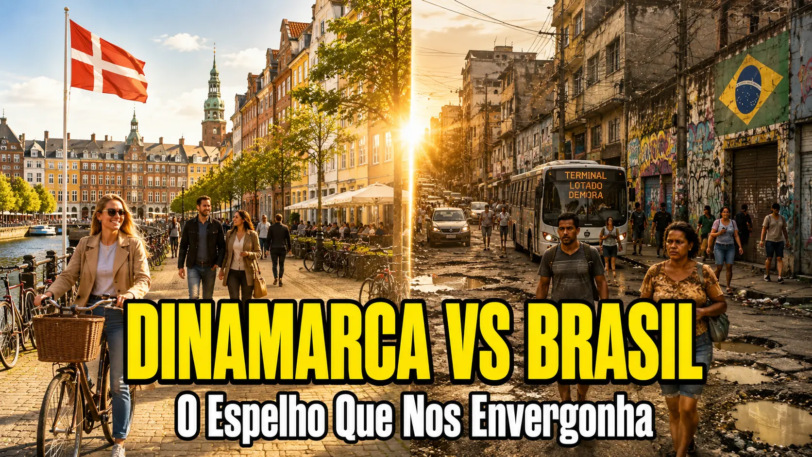 Dinamarca vs Brasil – Comparando com os Melhores do Mundo – Parte IV – Entre as Felicidades de Realidade e Fantasia