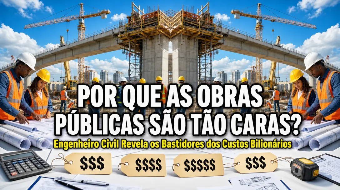 Encargos de 110%, Licitações e Burocracia – O Que Realmente Encarece as Obras Públicas no Brasil