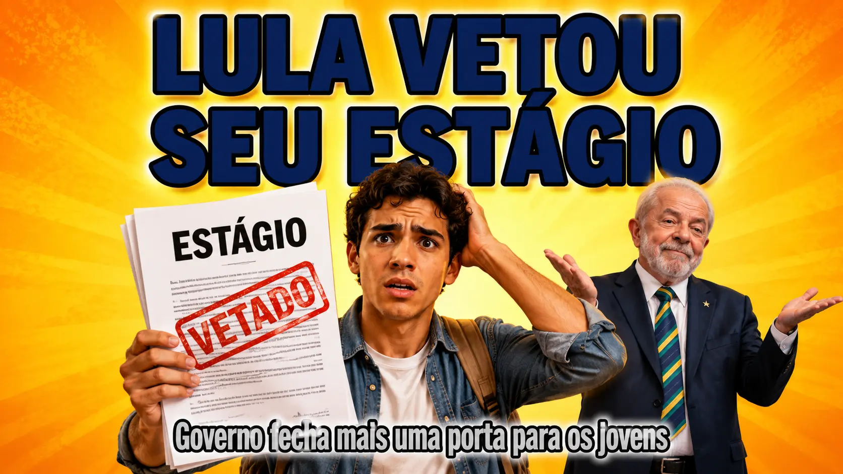 Estágio Não Vale Nada O Veto de Lula que Vai Afetar Milhões de Jovens em Concursos Públicos
