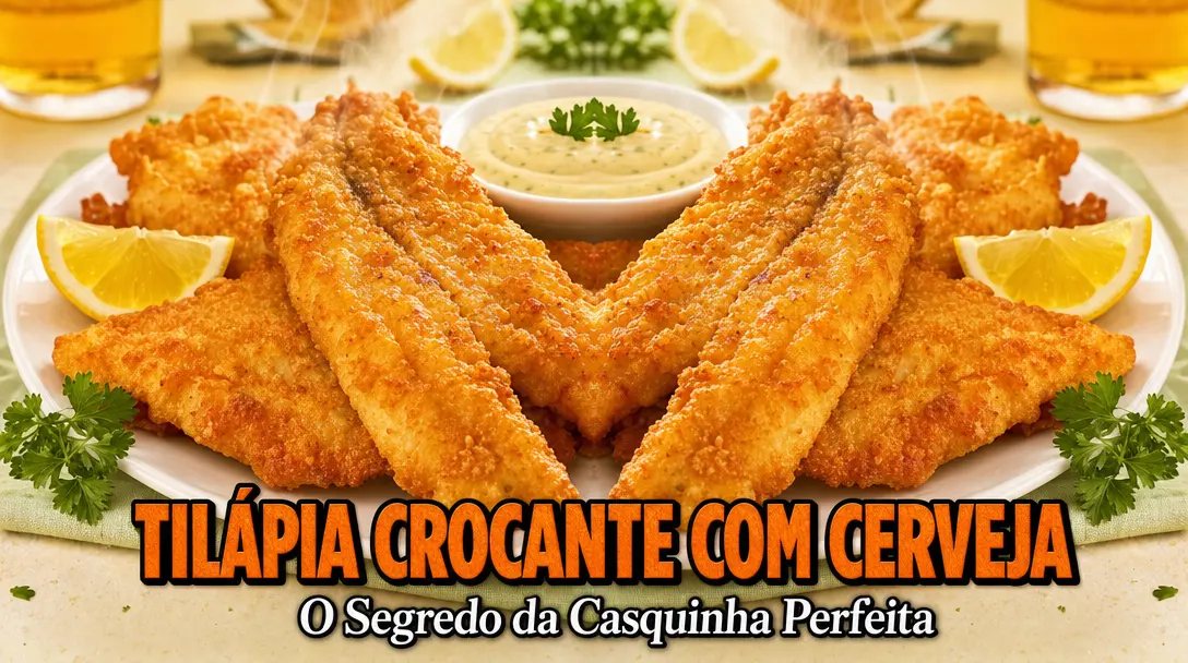 Filé de Tilápia na Cerveja - Aprenda a Fazer e Nunca Mais Frite Peixe do Mesmo Jeito