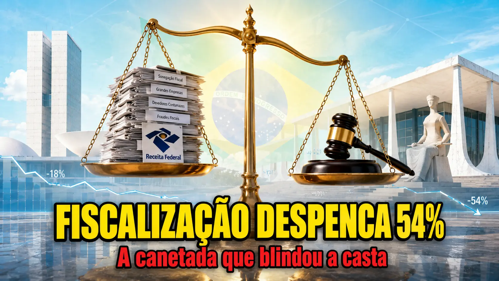Folha revela - Queda de 54% na Fiscalização de PPEs após Moraes Paralisar Força-tarefa da Receita