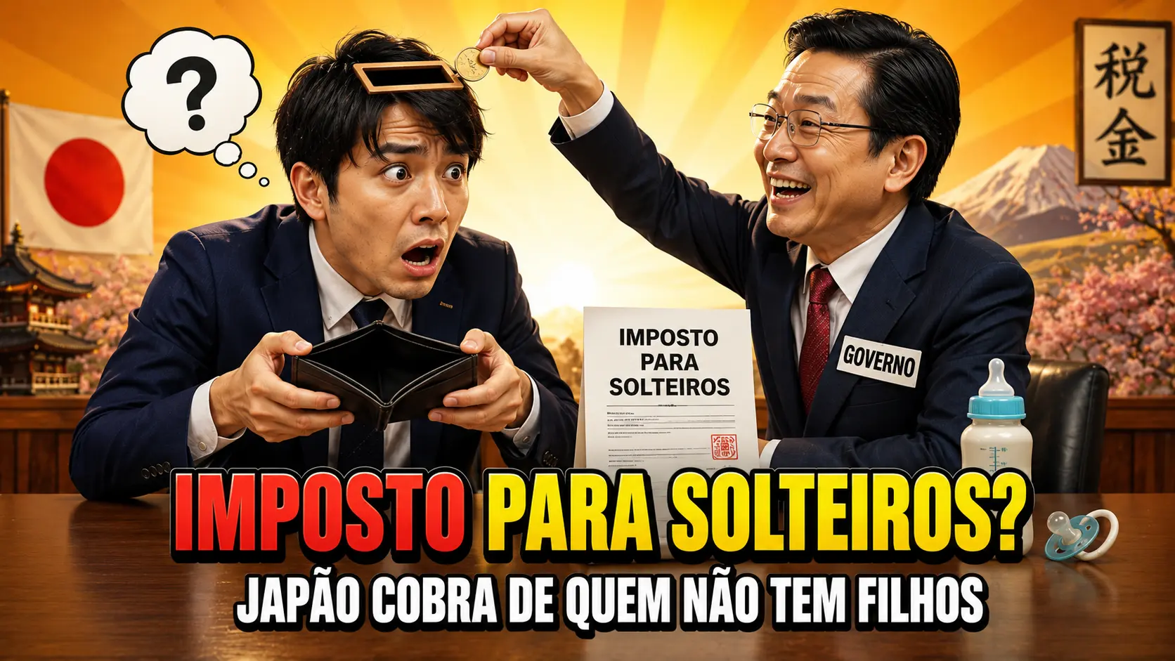 Imposto para Solteiros – A Nova Contribuição Japonesa Que Pune Quem Não Tem Filhos e Promete Não Resolver Nada