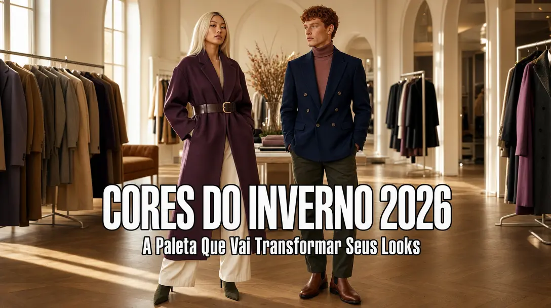 Inverno 2026 – As 7 Cores Que Vão Transformar o Seu Guarda-Roupa Esta Temporada