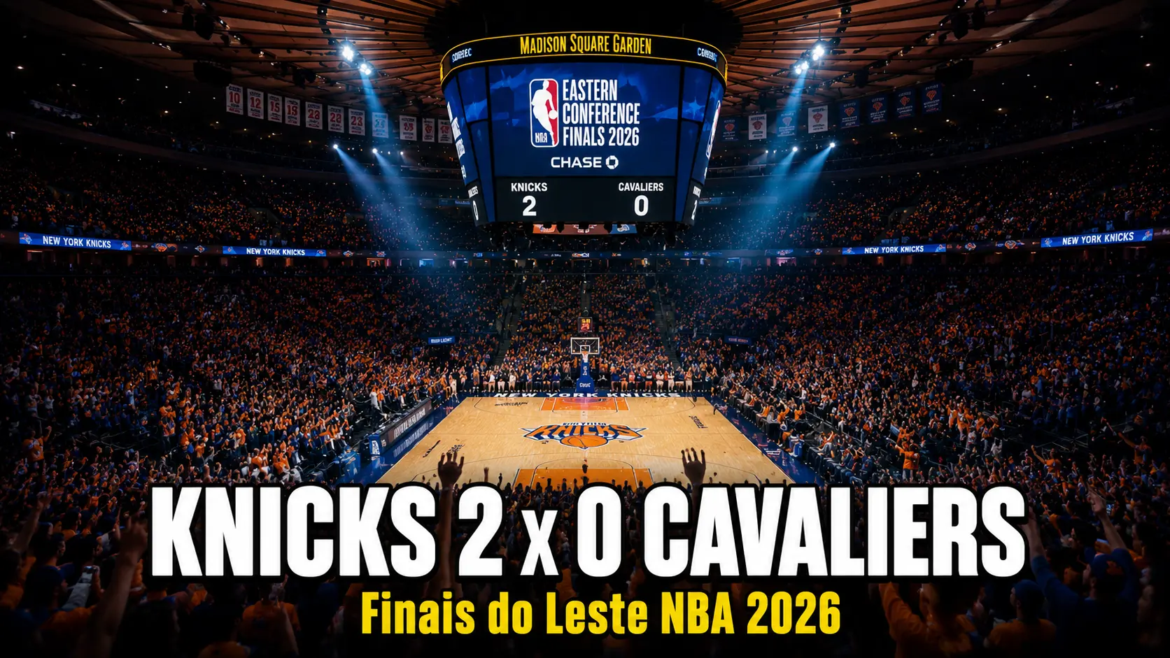 Knicks Controlam do Início ao Fim e Dominam os Cavaliers no Jogo 2 por 109 a 93