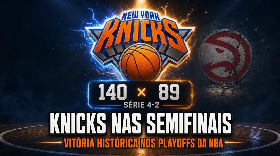 Maior Vantagem no Intervalo da História dos Playoffs - Knicks Humilham Hawks e Seguem em Frente