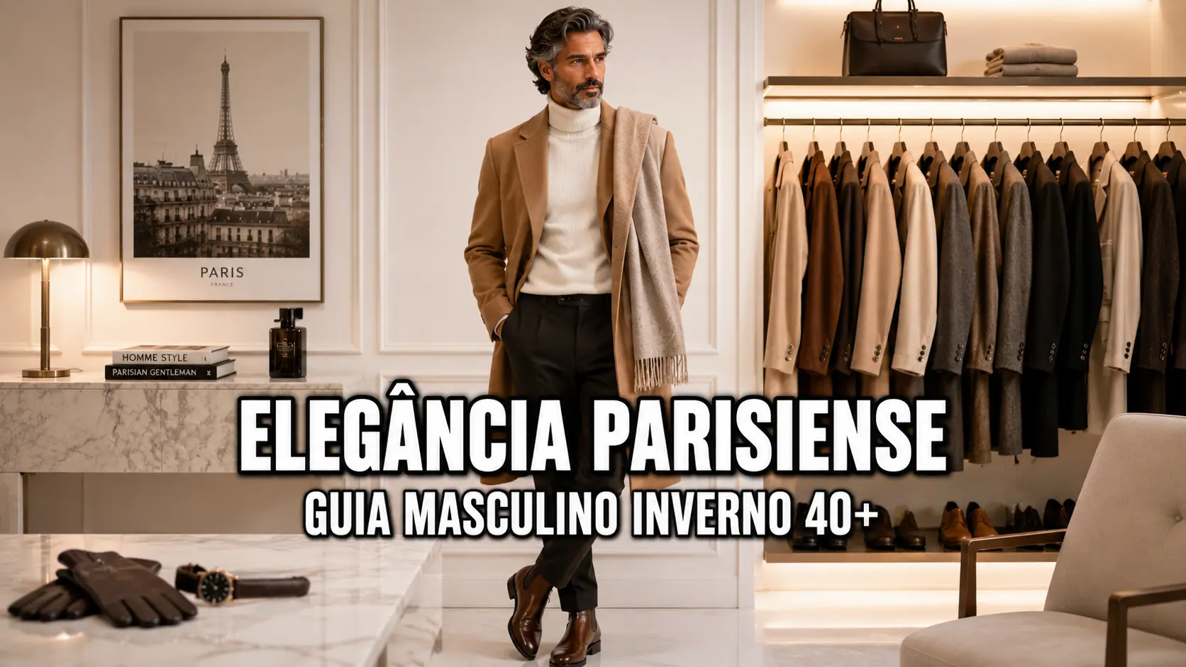 Moda Masculina Madura - Os Segredos do Inverno Parisiense para Quem Valoriza Qualidade