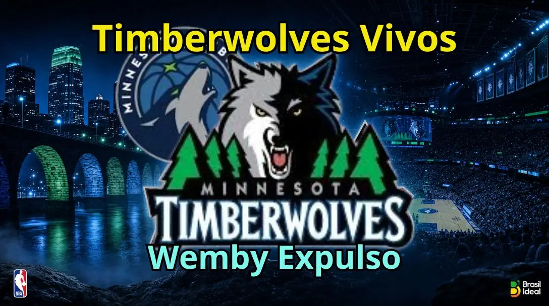 NBA Playoffs 2026 – Wembanyama Expulso, Edwards com 36 e Timberwolves Empatam a Série com os Spurs