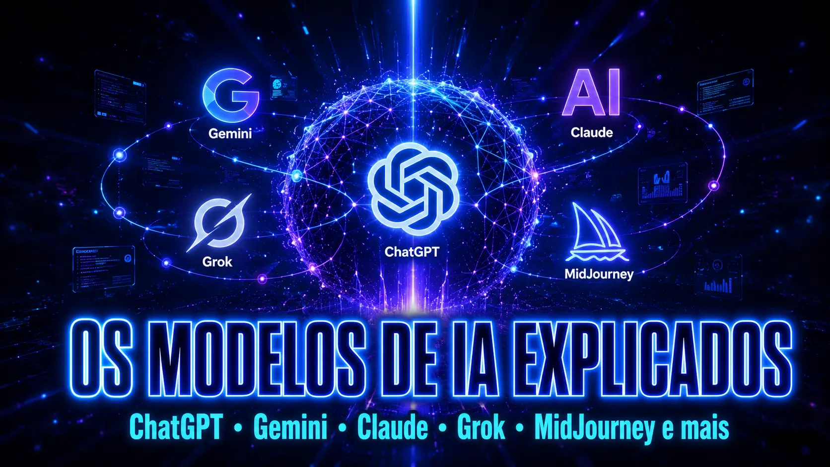 Não Existe Só o ChatGPT – Conheça os 8 Modelos de IA Que Estão Mudando o Mundo