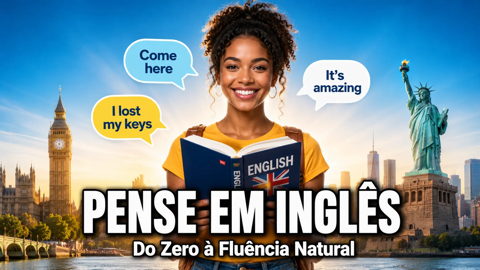 O Vídeo que lhe Ensina a Pensar em Inglês Naturalmente e Sair Falando Mesmo Sendo Iniciante