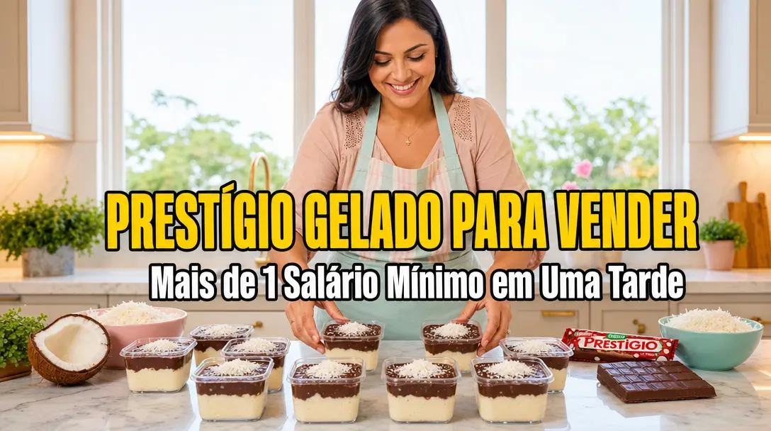 Prestígio Gelado para Vender - Como Faturar Mais de R$ 1.500 em uma Tarde com Essa Receita Simples