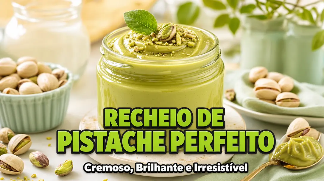 Receita de Recheio de Pistache Fácil para Bolos, Trufas e Doces no Pote e Muito Mais