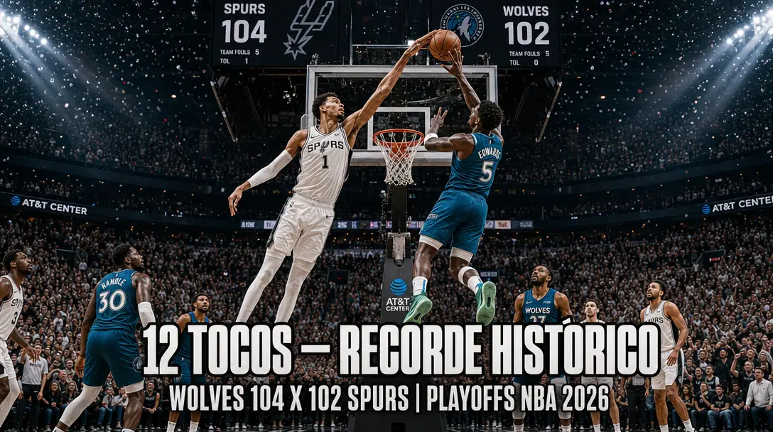 Recorde Histórico de Wembanyama Não Evita Derrota – Timberwolves Vencem por 104 a 102