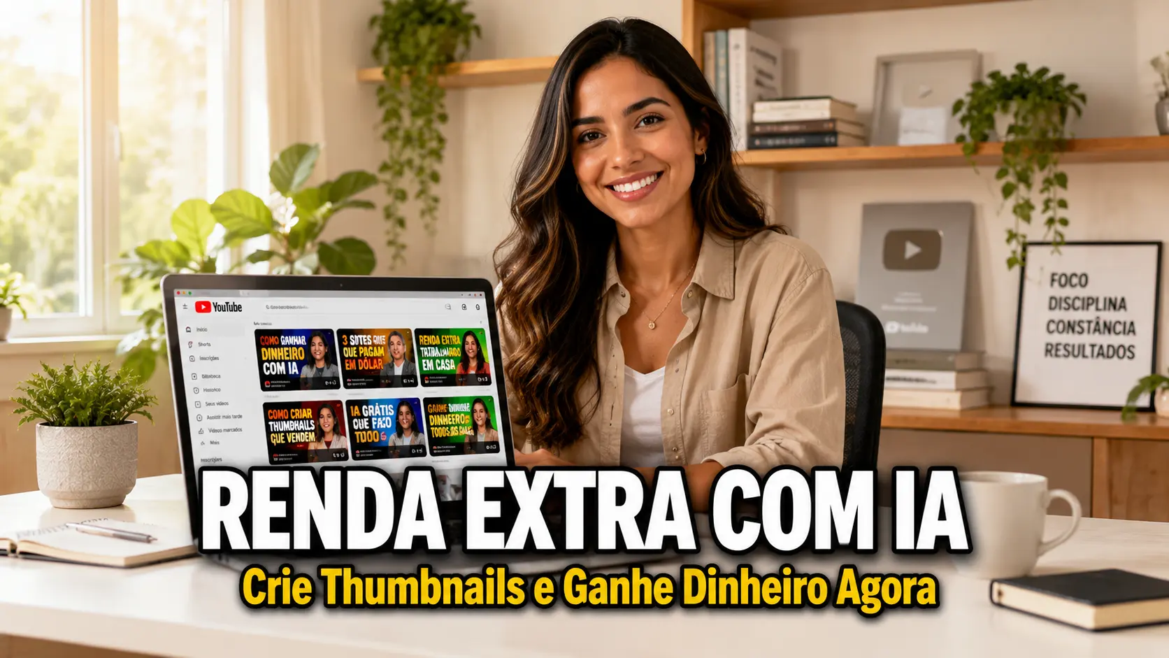 Renda Extra Digital – Crie Thumbnails com Inteligência Artificial e Venda para YouTubers