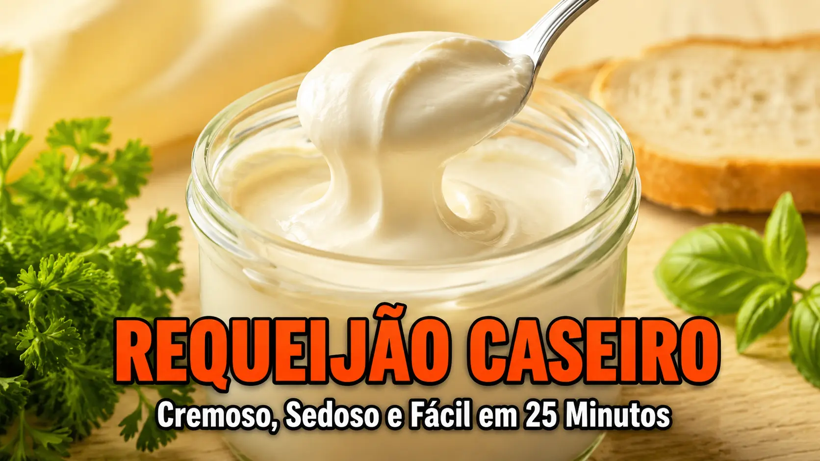 Requeijão de Copo Caseiro - Cremoso, Sedoso e Mais Fácil do Que Você Imagina