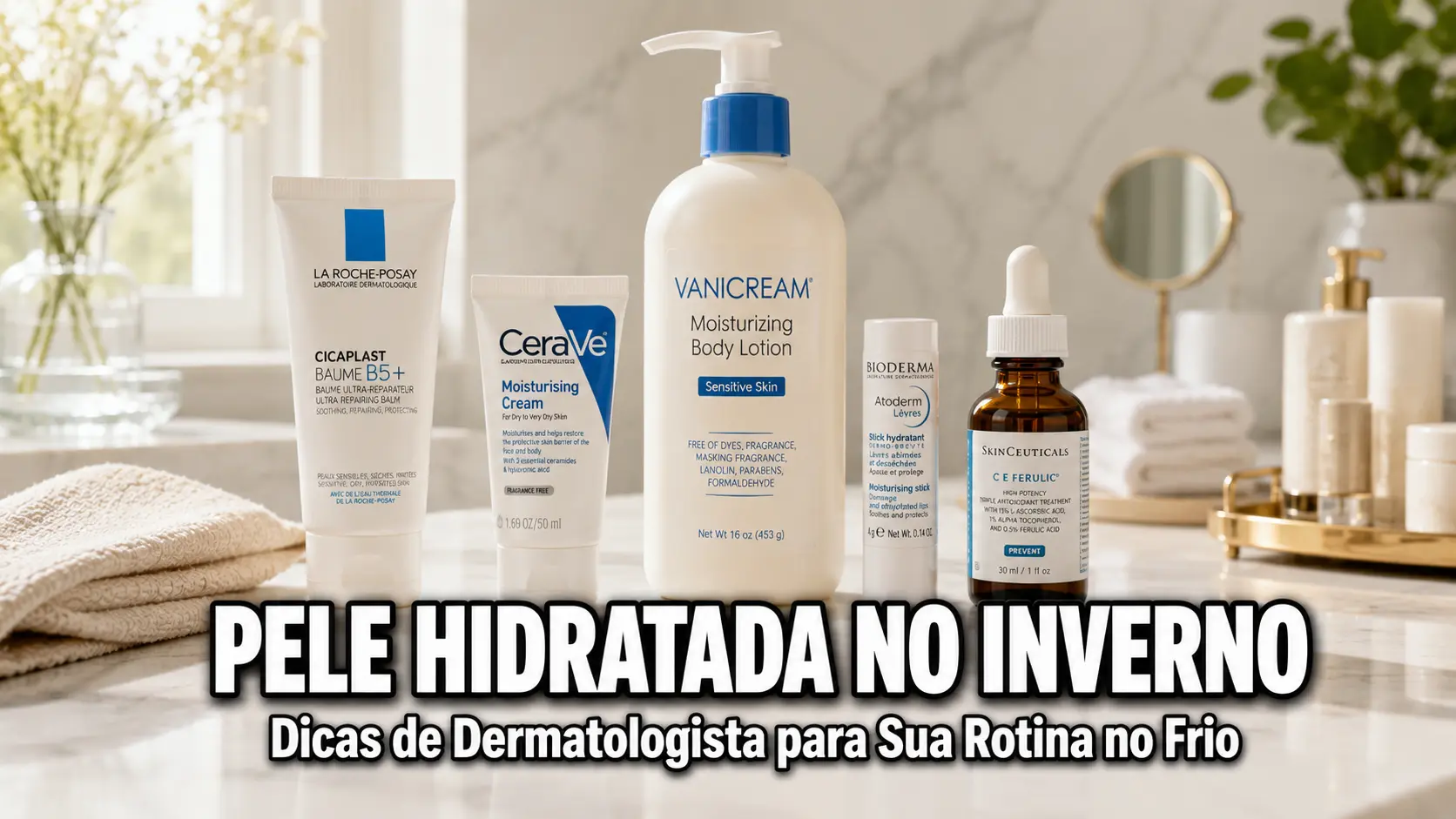 Rotina de Hidratação no Inverno – O que Funciona de Verdade para Pele, Corpo e Lábios