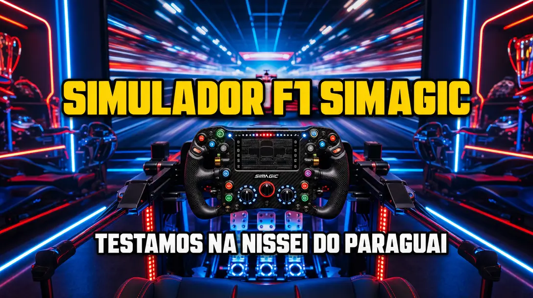 SIMagic Alpha na Nissei Arena - Testaram o Melhor Simulador de Fórmula 1 do Paraguai e o Preço Vai te Surpreender
