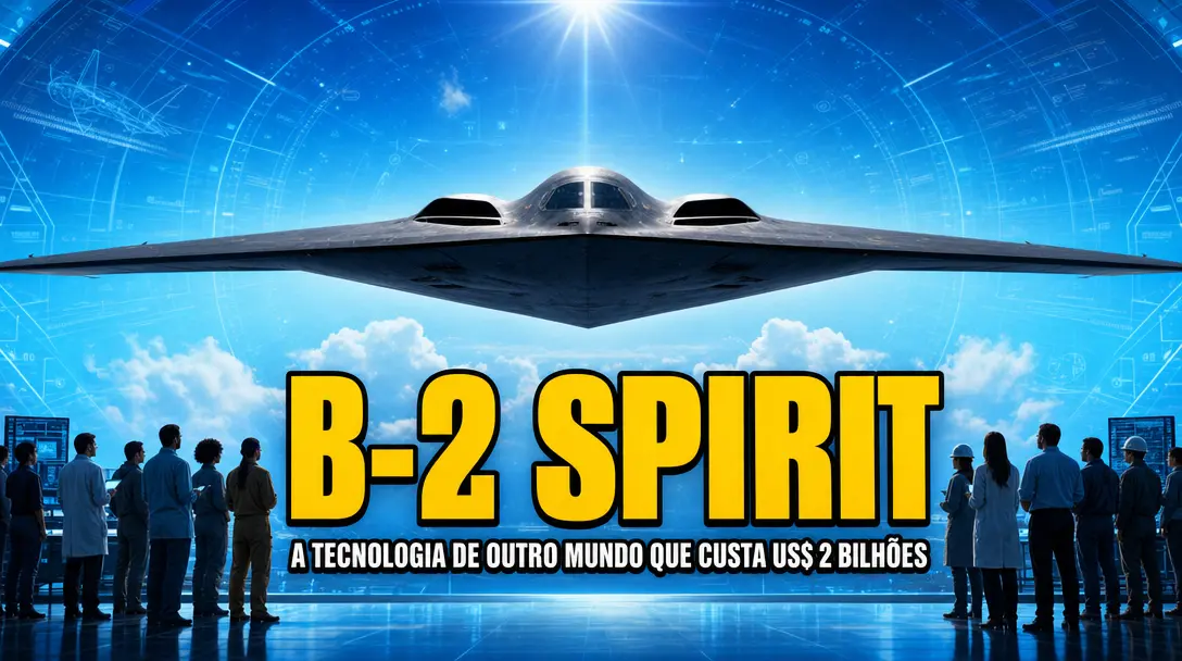 Tecnologia de Outro Mundo - O que o B-2 Spirit Revela Sobre o Futuro da Aviação Militar e Civil