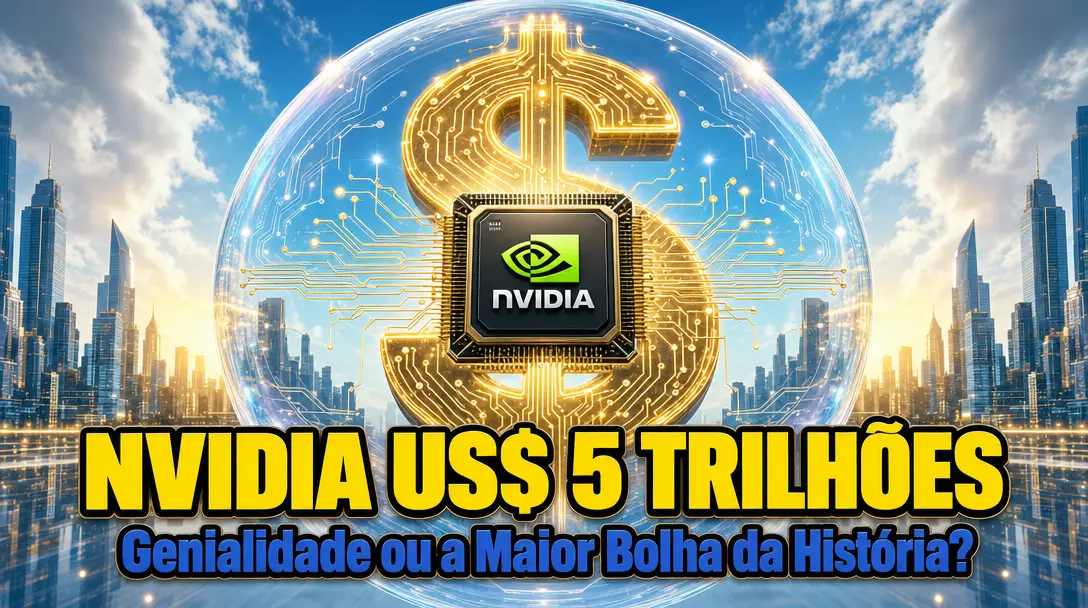 US$ 5 Trilhões — Maior Bolha da História — Como a NVIDIA Virou Dona do Mundo da IA — e o Que Pode Derrubar o Império dos Chips