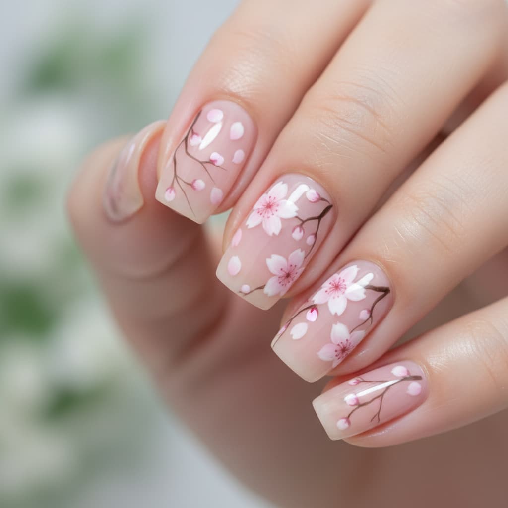 Unhas Mãos Mary Santos