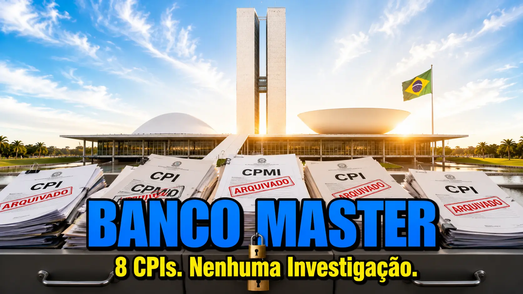 Banco Master — Por que 8 Pedidos de CPI e Nenhuma Investigação — O Que o Congresso Não Quer que Você Saiba
