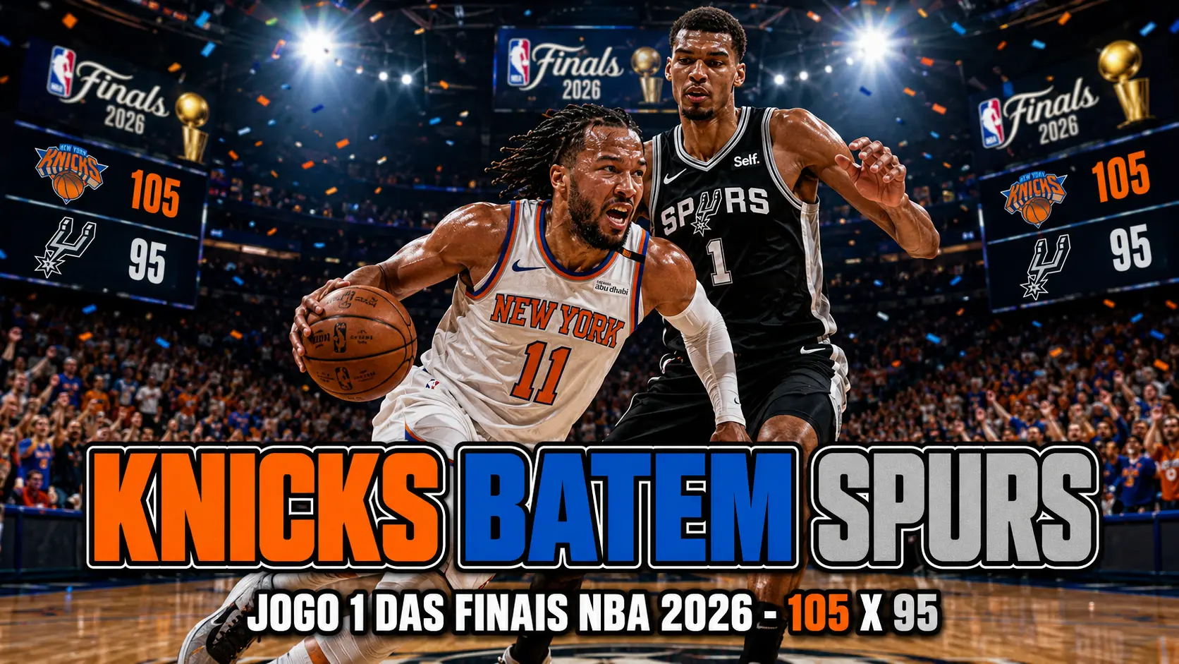 Knicks viram sobre Spurs no Jogo 1