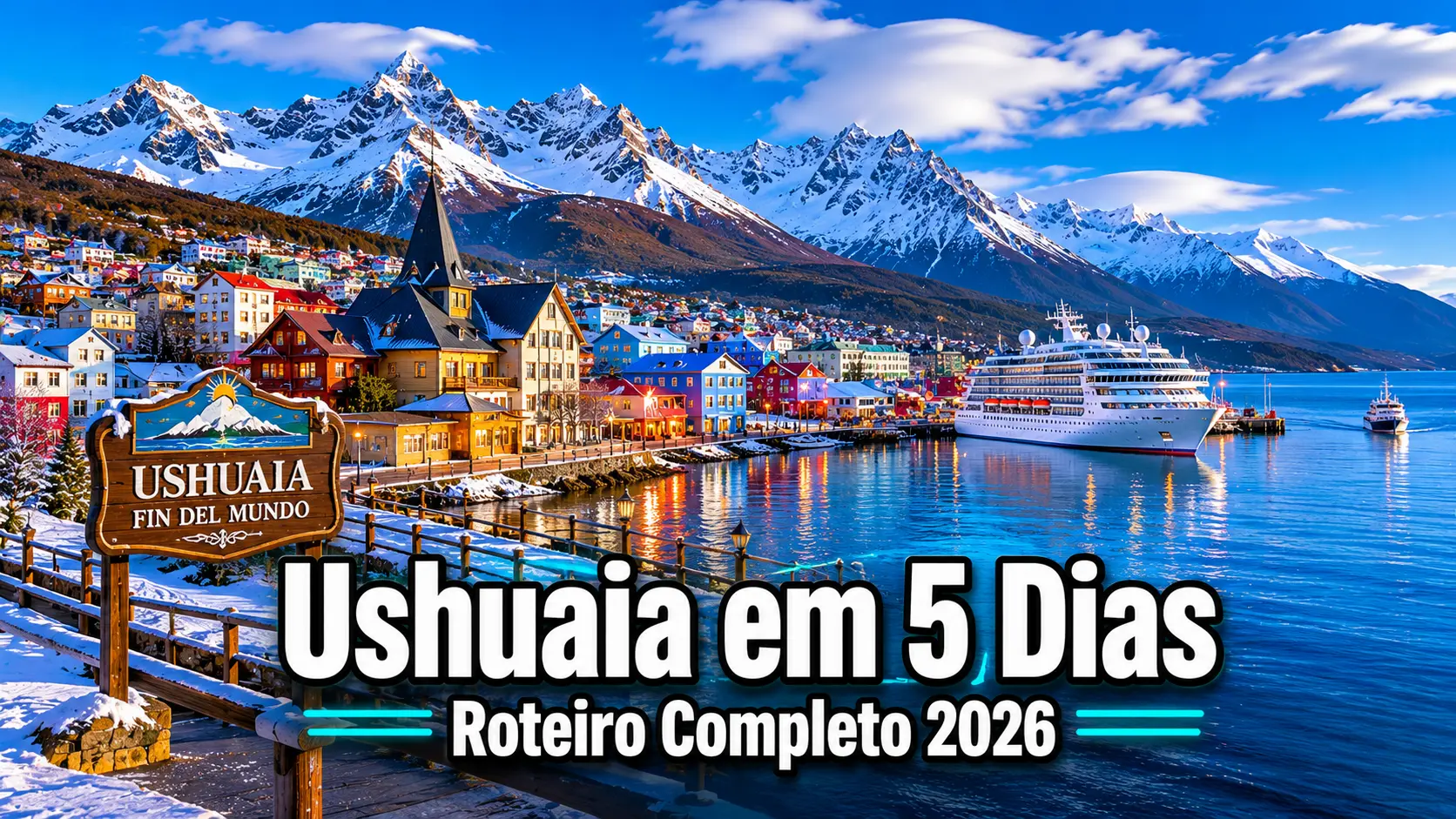 Como Planejar 5 Dias em Ushuaia – Roteiro Completo com Canal Beagle, Trekking e Neve