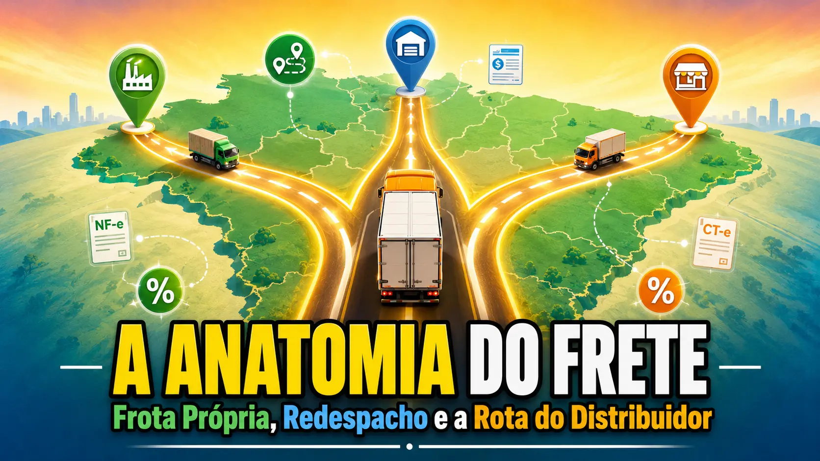 Frete sem Mistério - Entenda o ICMS quando o Produto Muda de Caminhão ou de Dono - ICMS, Redespacho e as Novas Regras do CIOT 2026