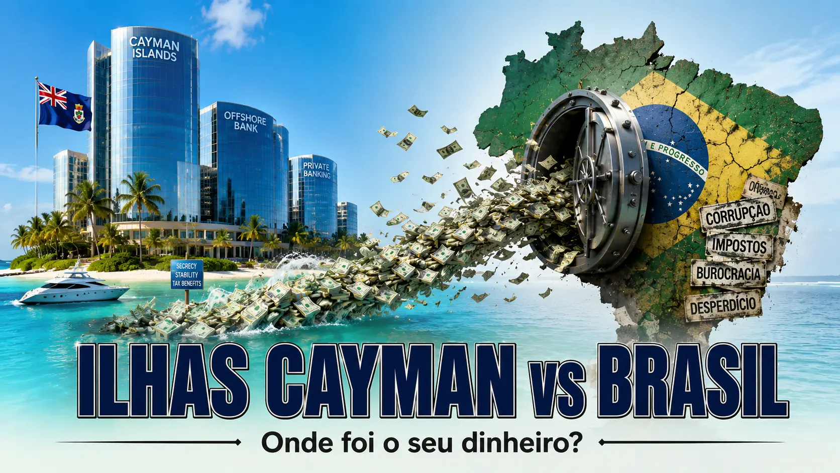 Ilhas Cayman vs Brasil - Comparando com os Melhores do Mundo - Parte VII - Com menos Habitantes que Mauá-SP