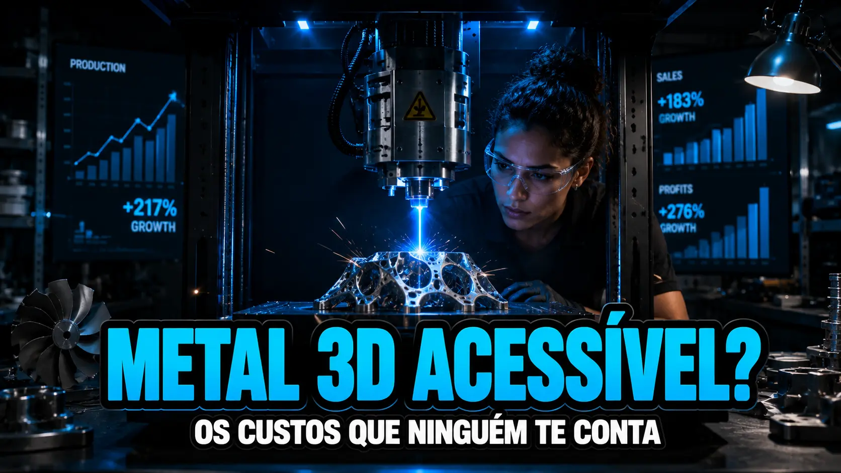 Impressão 3D em Metal ao Alcance de Todos - A Nova Fronteira para Gerar Renda com Tecnologia