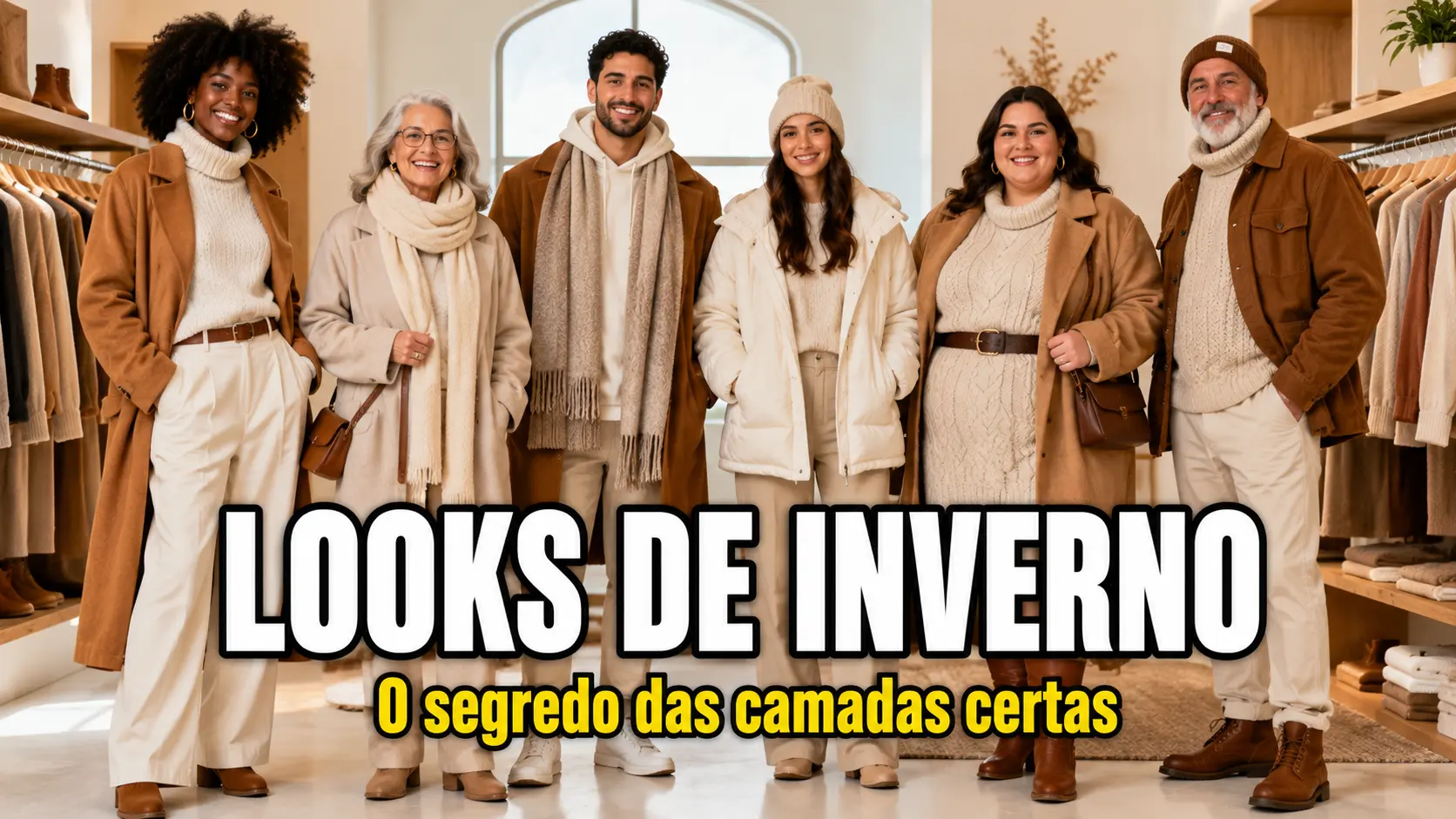 Layering no Inverno 2026 – A Arte de Sobrepor Roupas Sem Virar “Boneco de Neve”