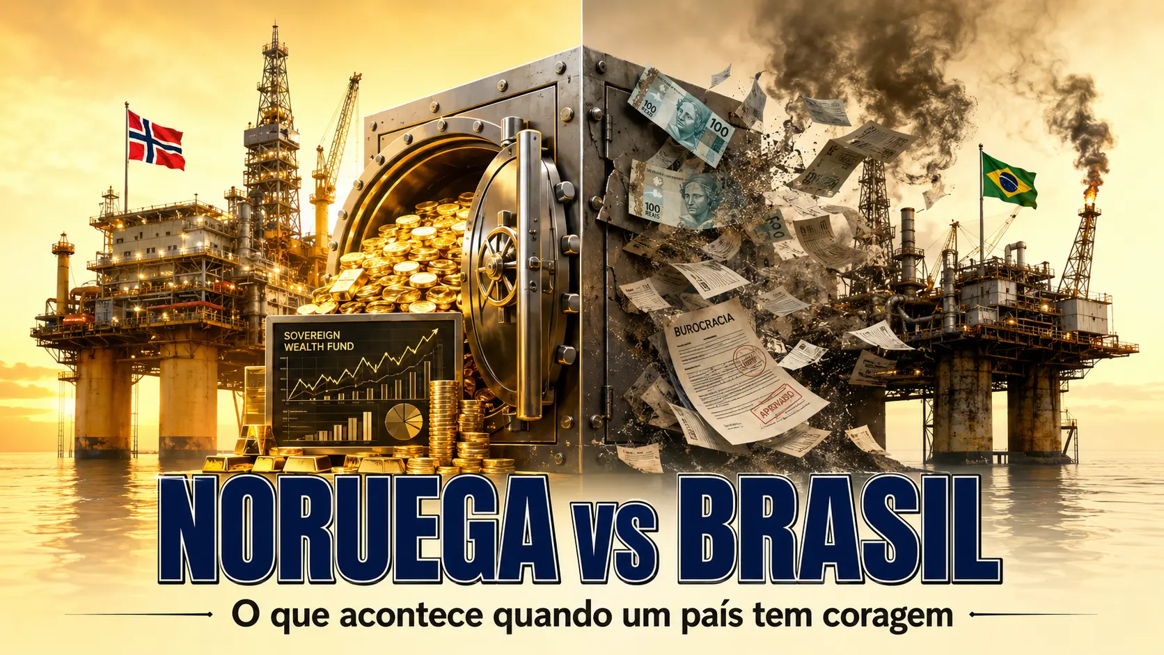 Noruega vs Brasil – Comparando com os Melhores do Mundo – Parte VI – Onde Foi o Dinheiro do Pré-Sal?