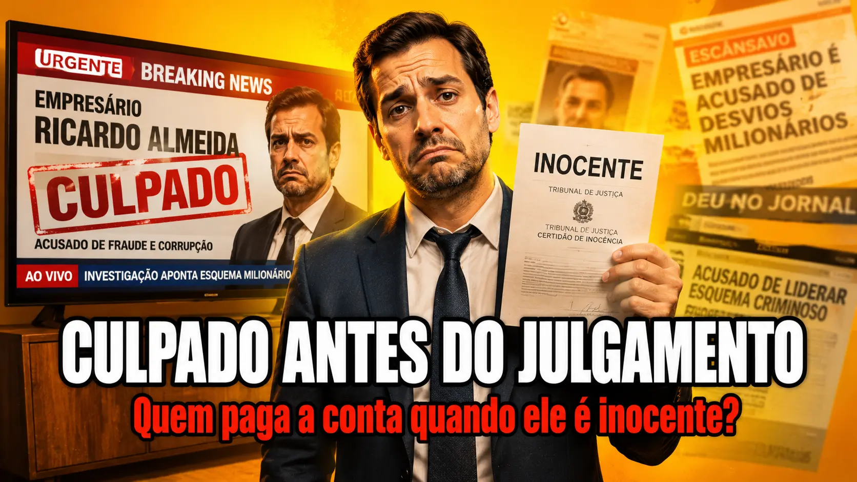 O Caso Melhem e o Vácuo Jurídico que Destrói Vidas Antes Mesmo do Processo Começar