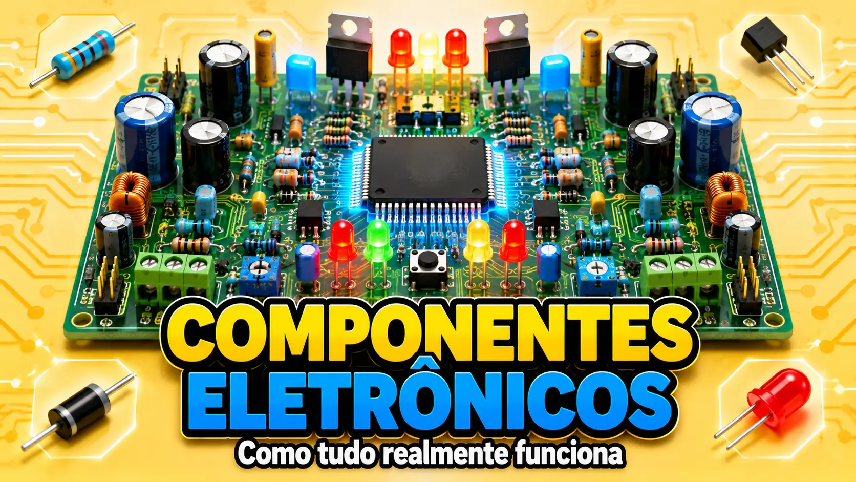 Os 18 Componentes Eletrônicos Mais Importantes - O Universo Invisível Que Faz Tudo Funcionar