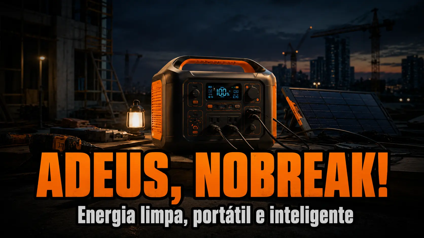 Por Que a Estação de Energia Portátil com Bateria LiFePO4 É o Maior Salto desde o Nobreak