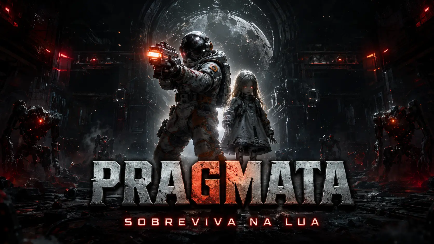 Pragmata – O Novo Jogo da Capcom na Lua com Hugh e Diana — Início de Gameplay em PT-BR