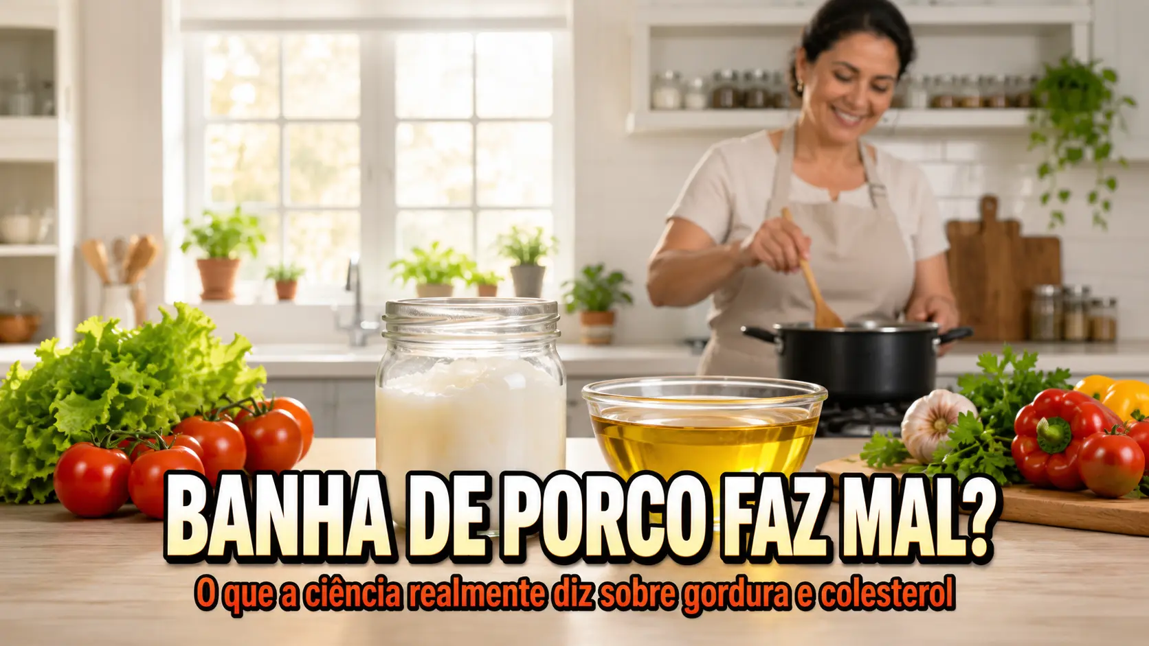 Banha de Porco vs. Azeite e Óleos Vegetais - Qual Gordura Fazer Mal ao Coração — e em Quanto