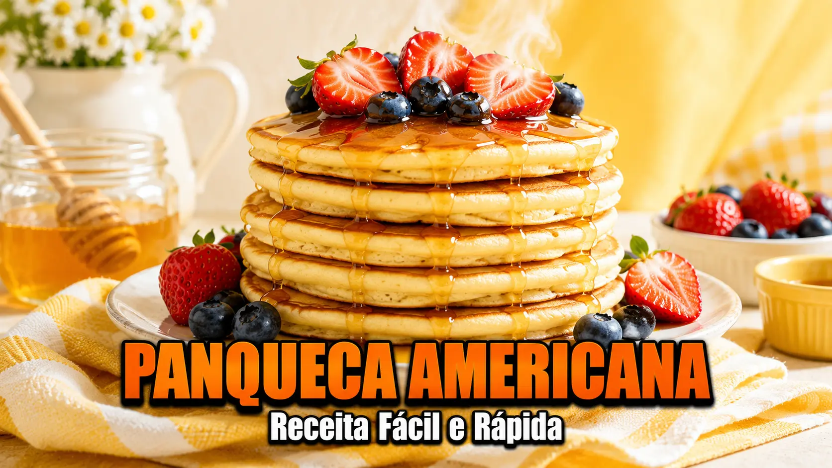 Panqueca Americana Caseira - A Receita Mais Fácil que Você Vai Encontrar