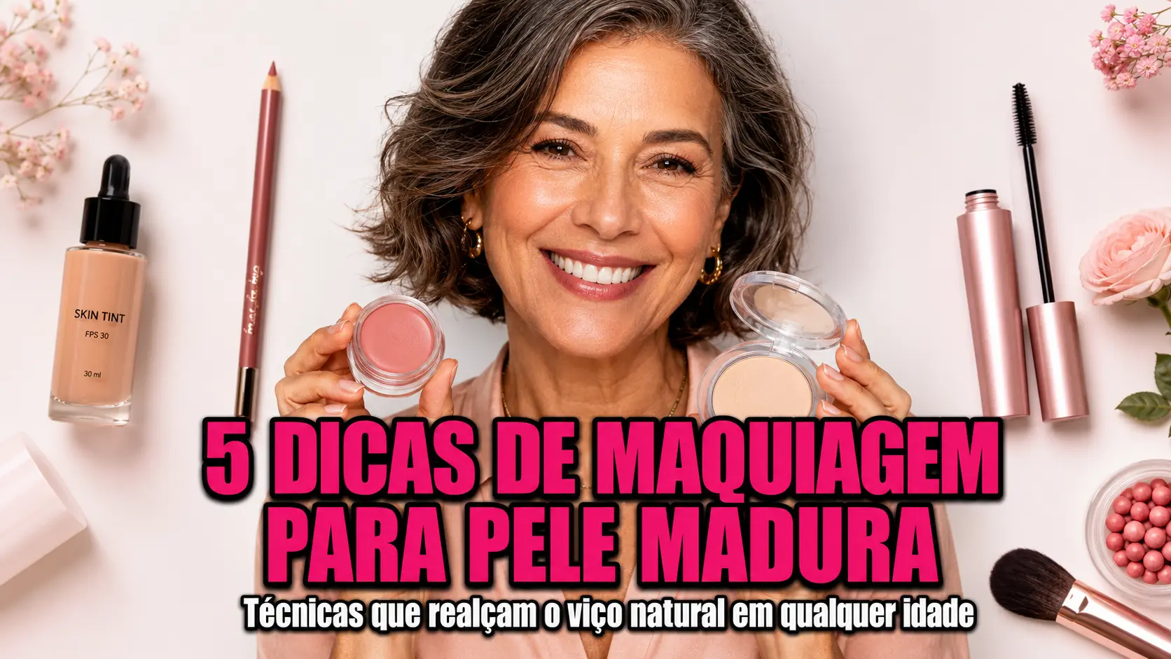 Pele Madura Merece Make Viçosa – 5 Dicas Essenciais de Beleza para Toda Idade