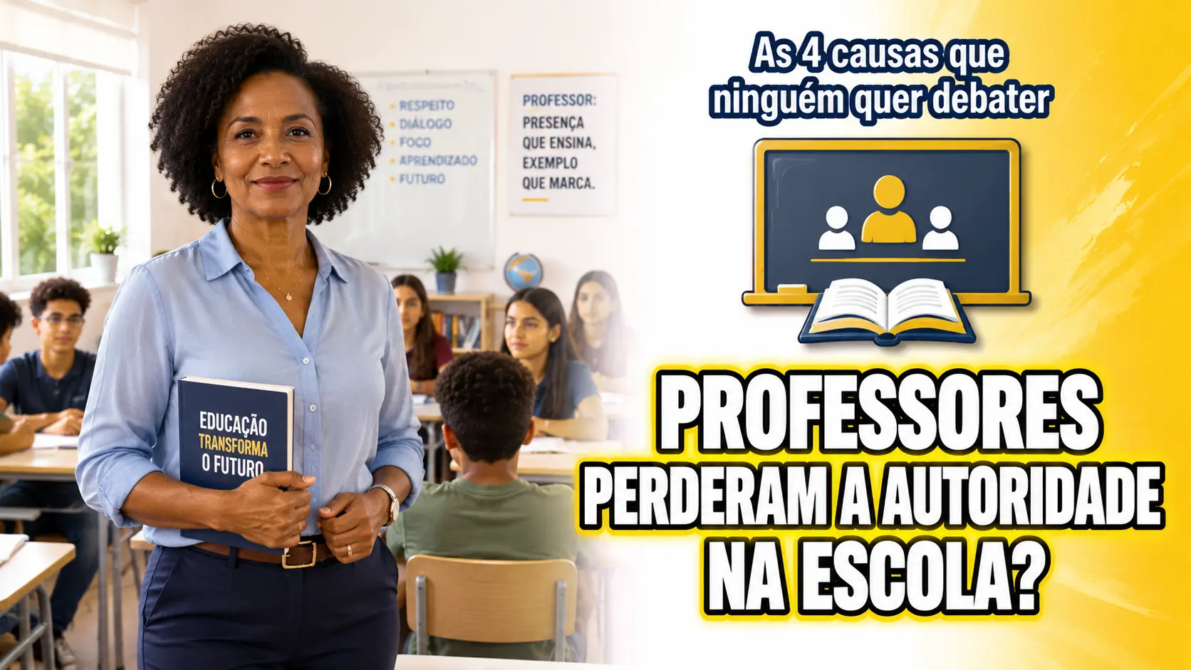 Por Que o Professor Não Tem Mais Respeito na Sala? – IA Vai Atrofiar o Cérebro dos Alunos? Especialistas Falam
