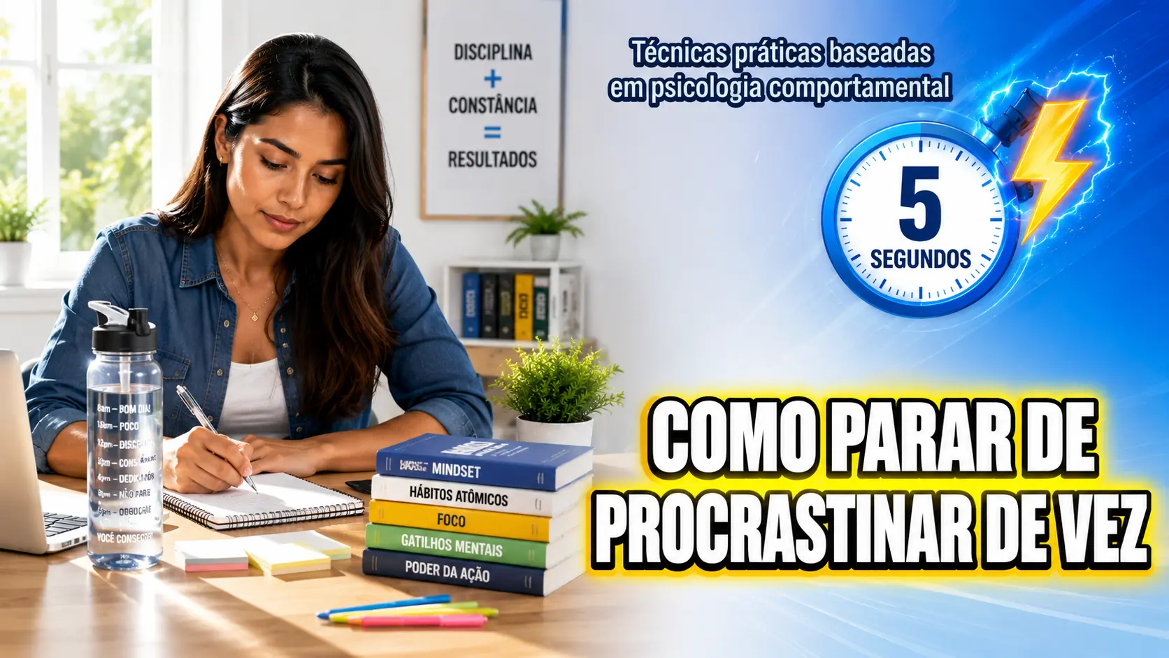 Procrastinação - O Que Realmente Te Impede de Agir - 5 Técnicas Científicas para Acabar com a Procrastinação