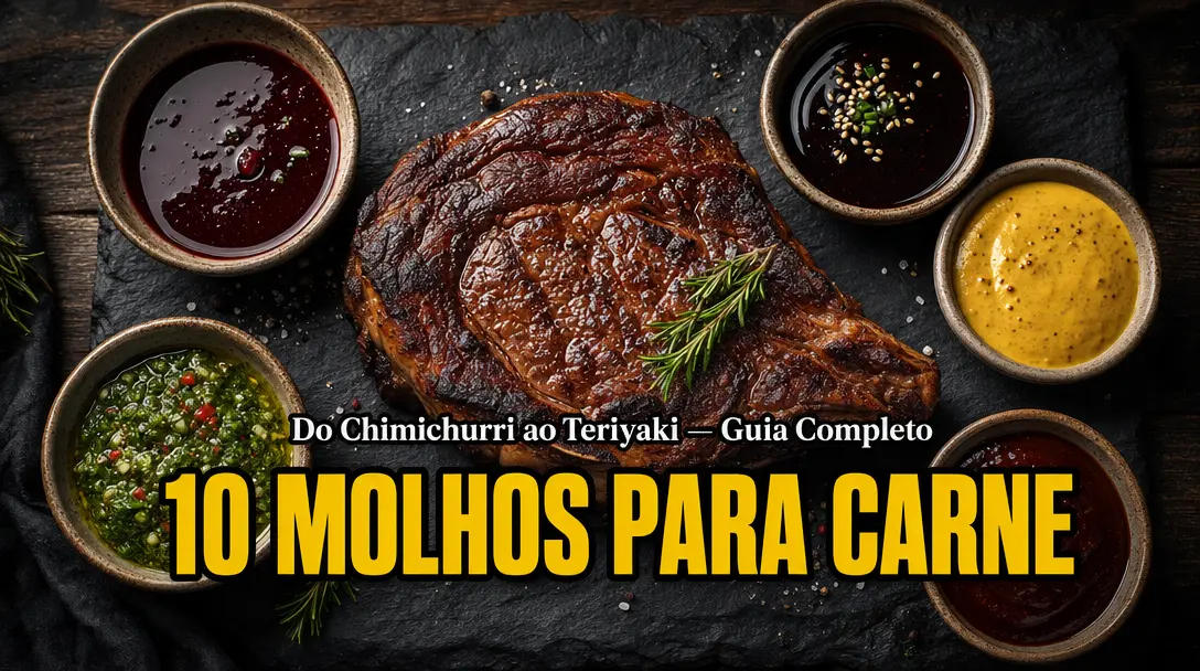 Todos os Molhos Para Carnes que Transformam com muito mais Sabor e Surpreendem