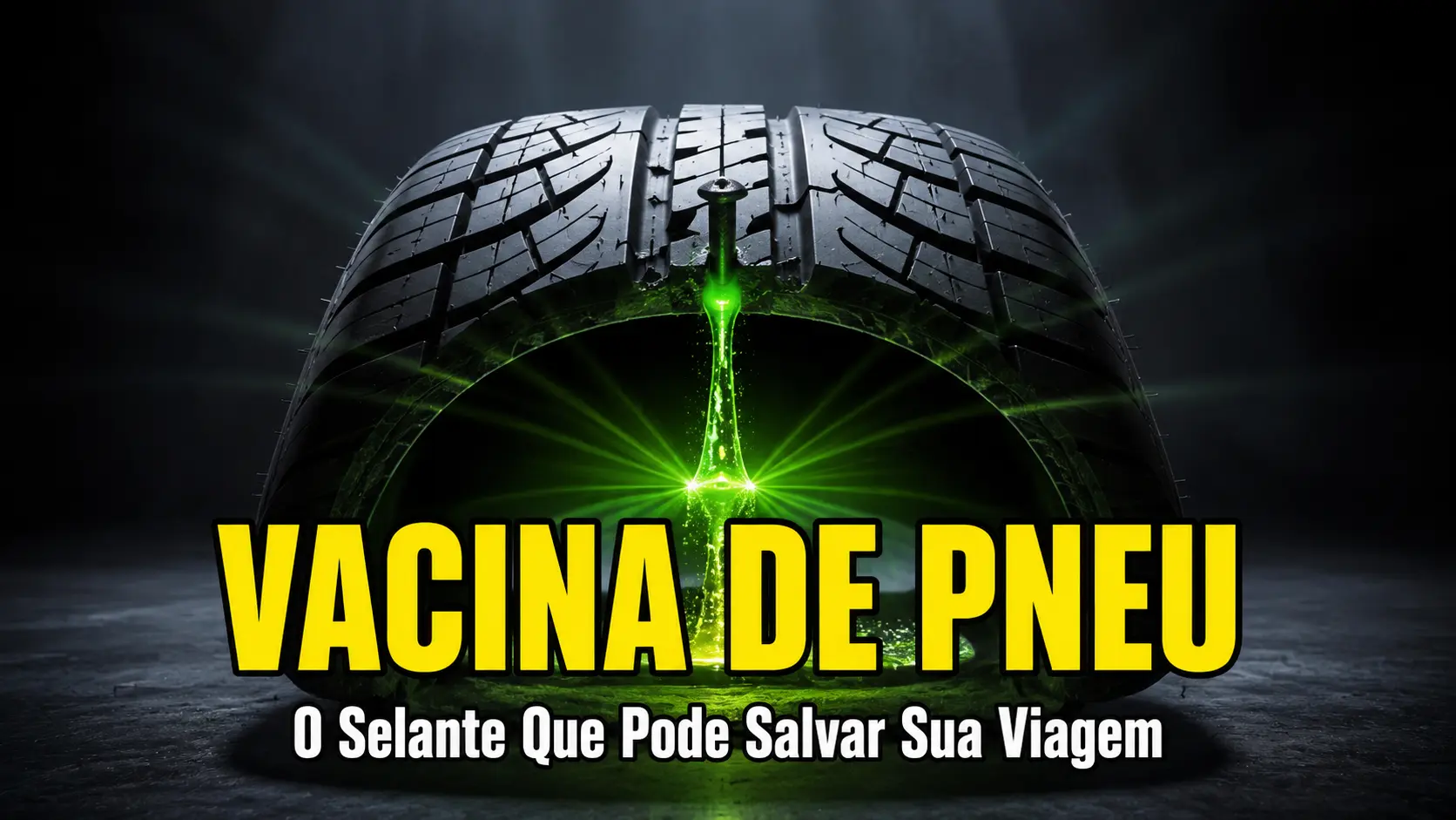 Vacina de Pneu, o Selante Preventivo – Guia Completo Para Nunca Mais Ficar na Mão na Estrada